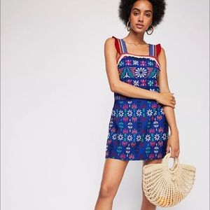 Free People Conzumel embroidered dress